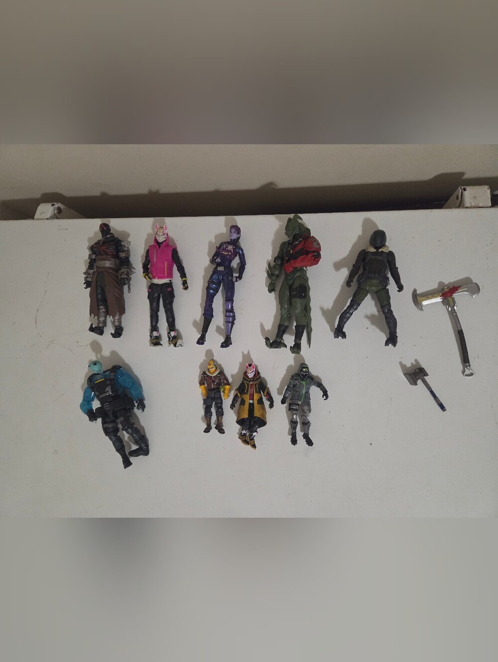 Fortnite Kids Action Figures Set Of 9. 7in And 4in